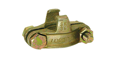 Slangklem met borgklauw Gietijzer Type Hercules Merk Lüdecke Slangklem met borgklauw Gietijzer Type Hercules Merk Lüdecke
