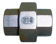 3-piece union conical/flat seat