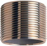 Threaded nipple parallel male thread