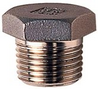 Hex plug tapered thread